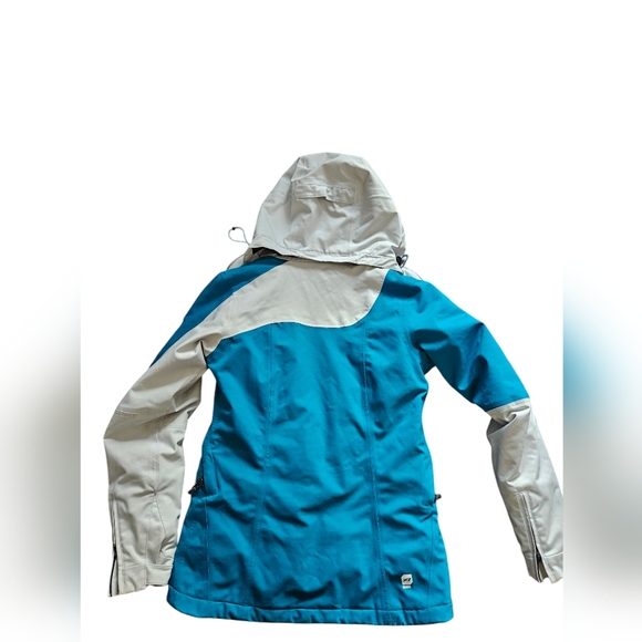 Orage snowboarding jacket size XS turquoise off white winter ski snow outdoor - Picture 2 of 10